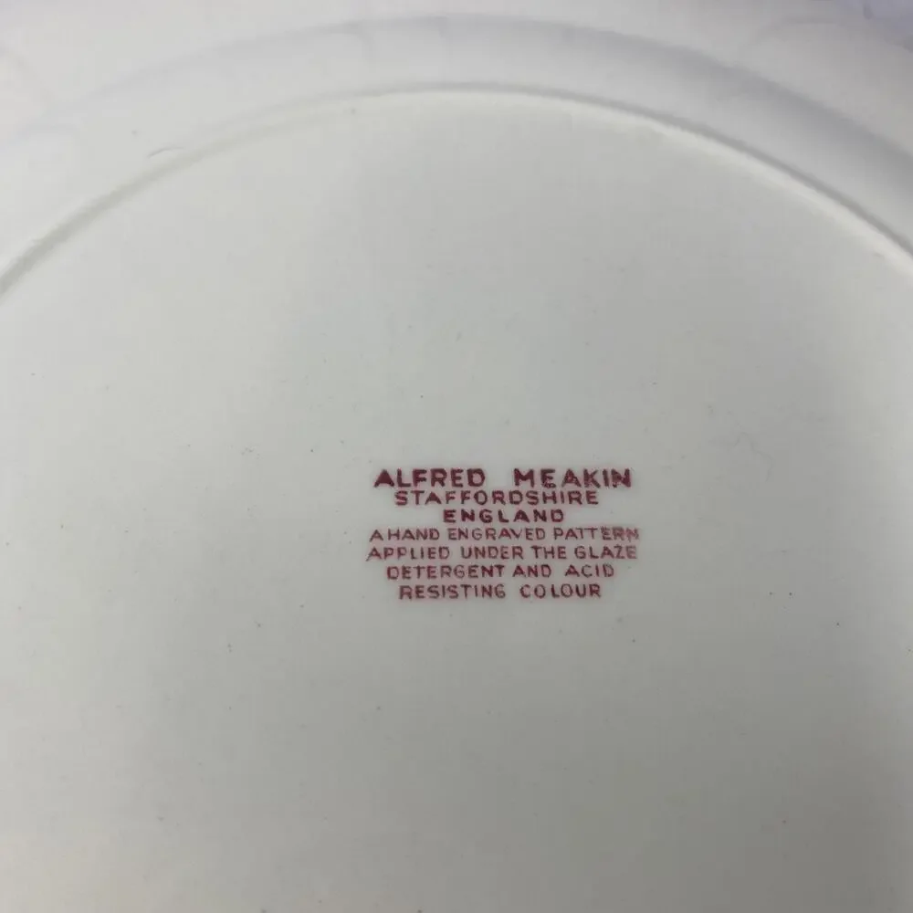 Alfred Meakin Staffordshire England 1973 Zodiac Calendar‎ Plate 9 Inch